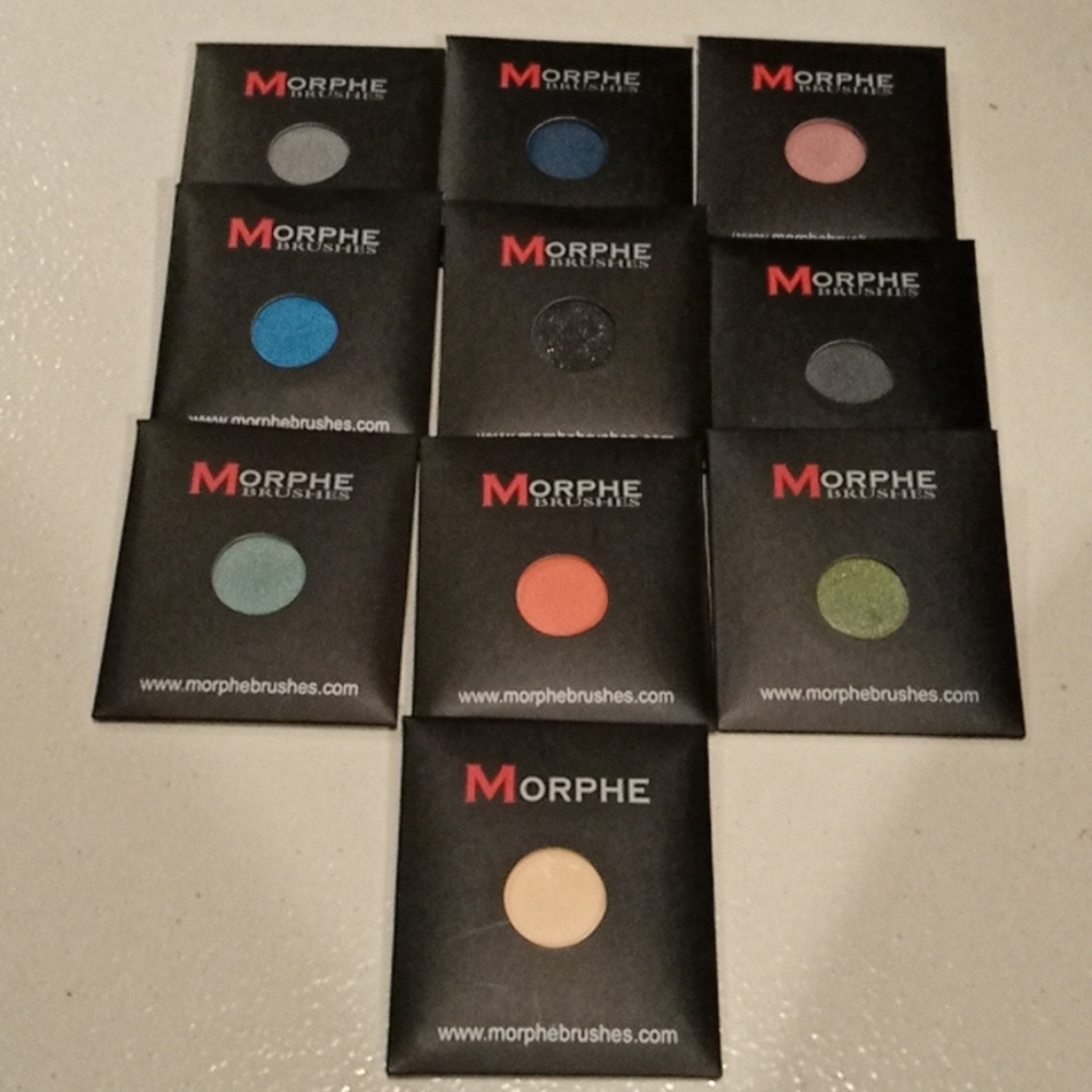 10 Morphe Brushes Single eyeshadows